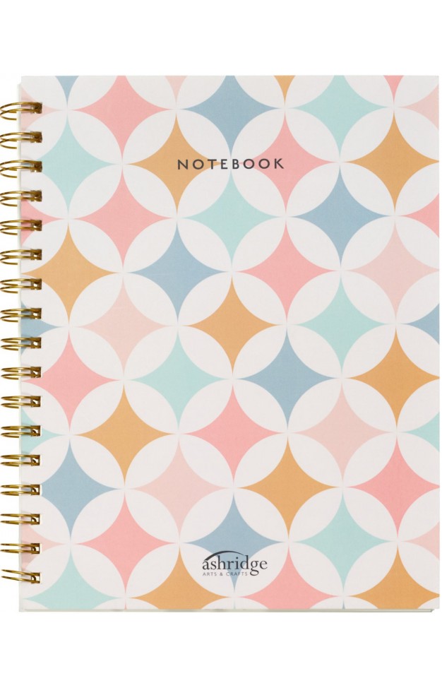 Ashridge Spiro Notebook Geometric Design